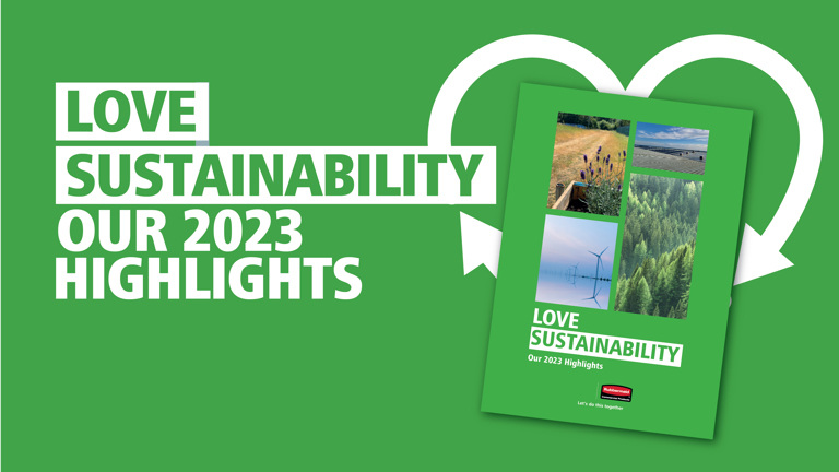 Love Sustainability 2023 Highlights cover featuring nature images