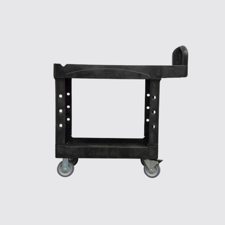 HEAVY DUTY ERGO HANDLE UTILITY CARTS (LIPPED SHELF)
