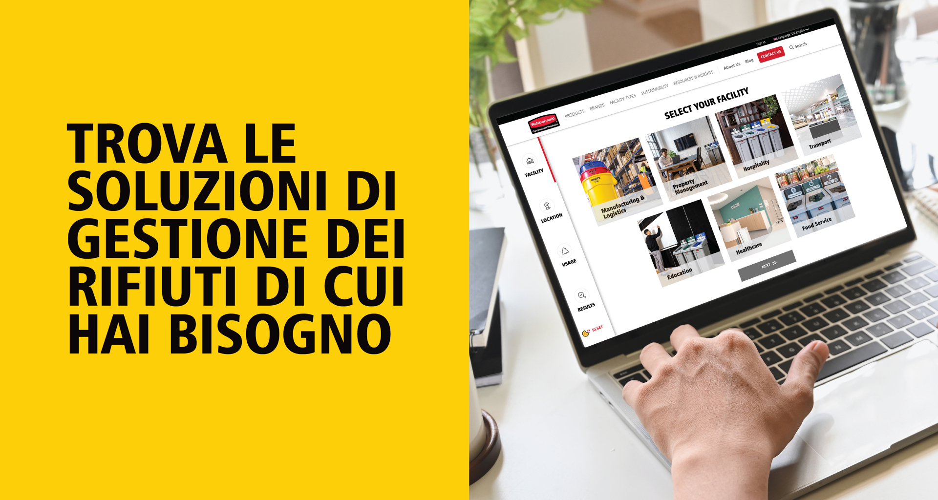 Homepage Banner Translations ITALIAN